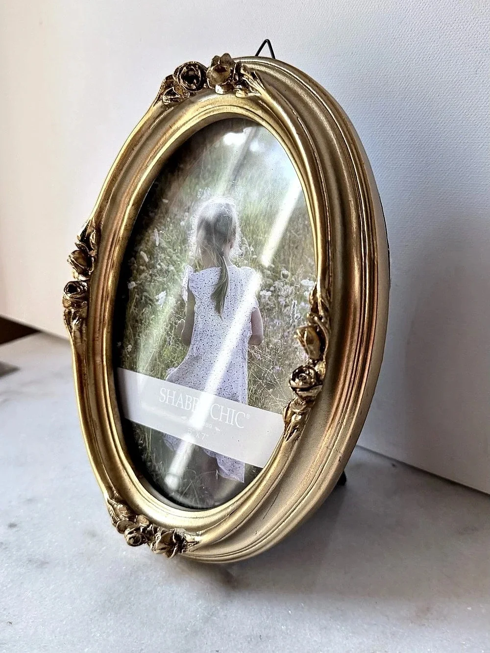 Beautiful Rachel Ashwell Shabby Chic Ornate Oval Picture Frame ✨5x7